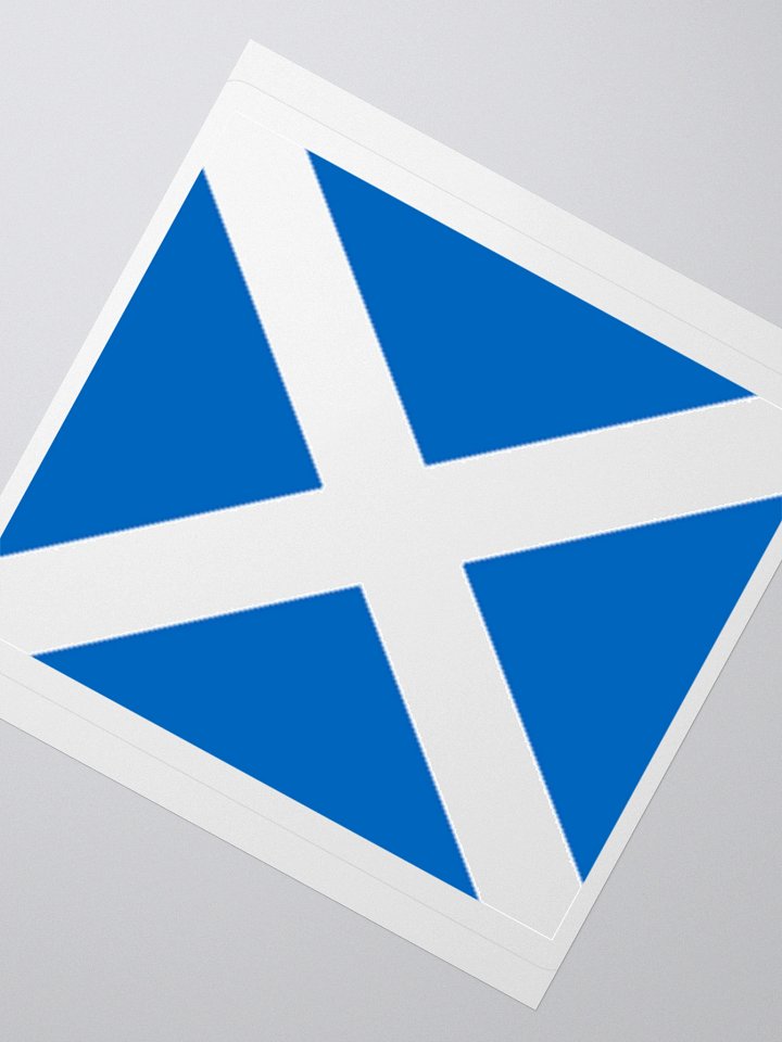 Scotland Flag Sticker - Durable Vinyl for Indoor Use - Multiple Sizes Available product image (6)