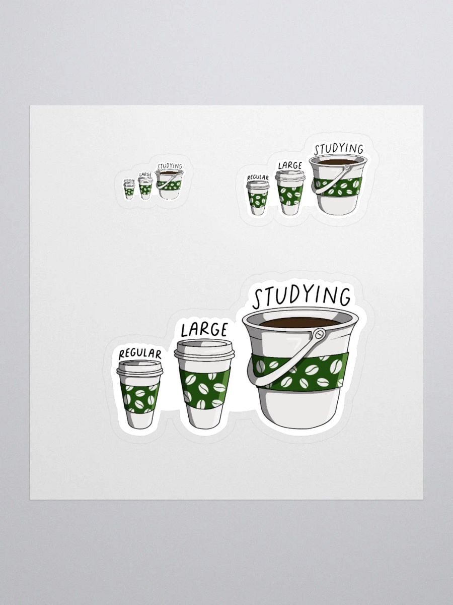 Coffee Study Sticker product image (1)