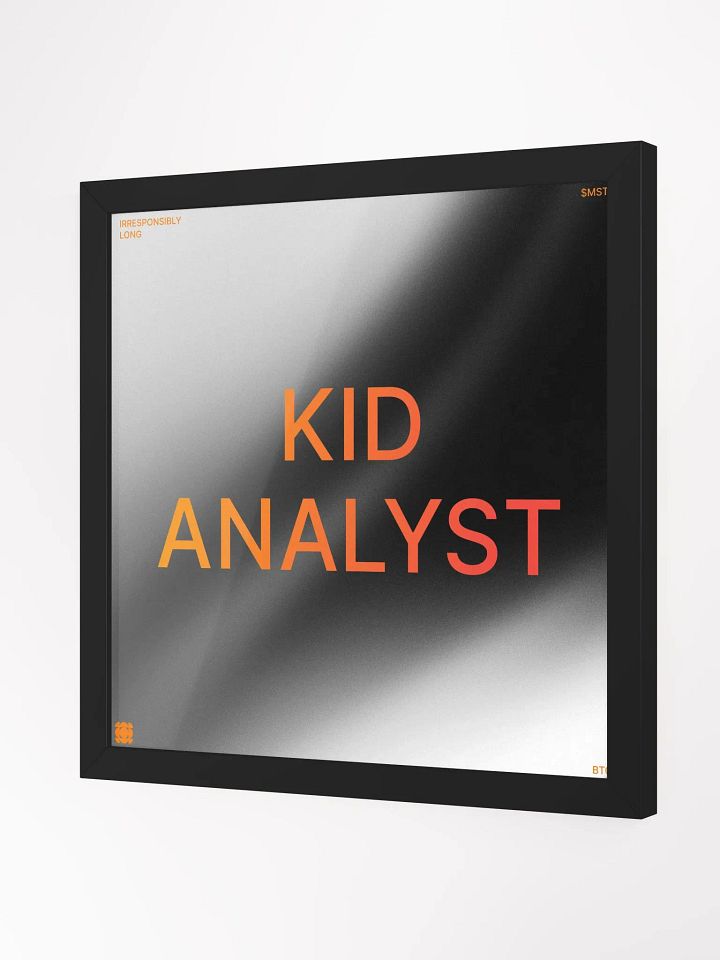 Kid Analyst [Framed] product image (5)