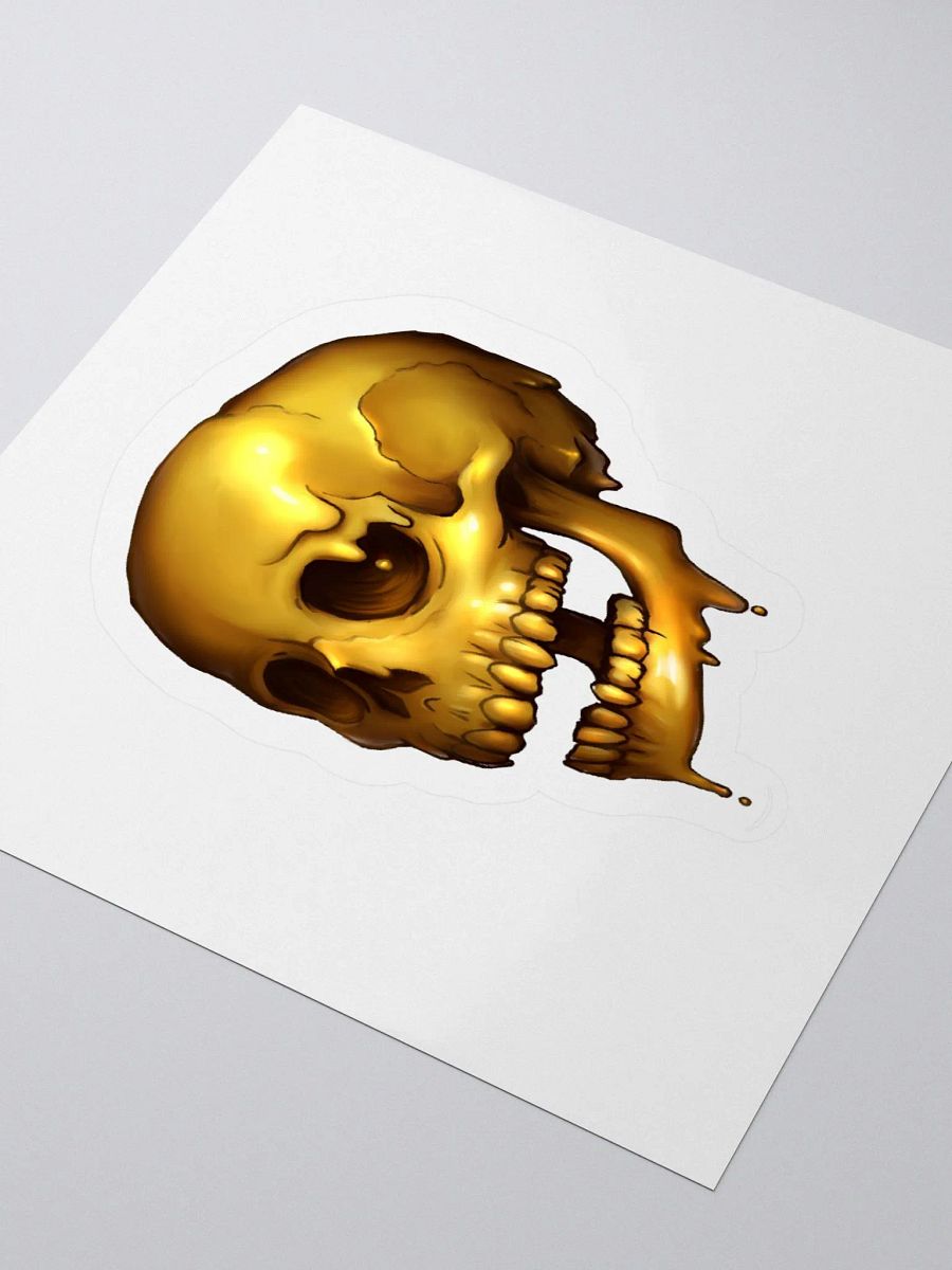 Gold Skull Sticker product image (8)