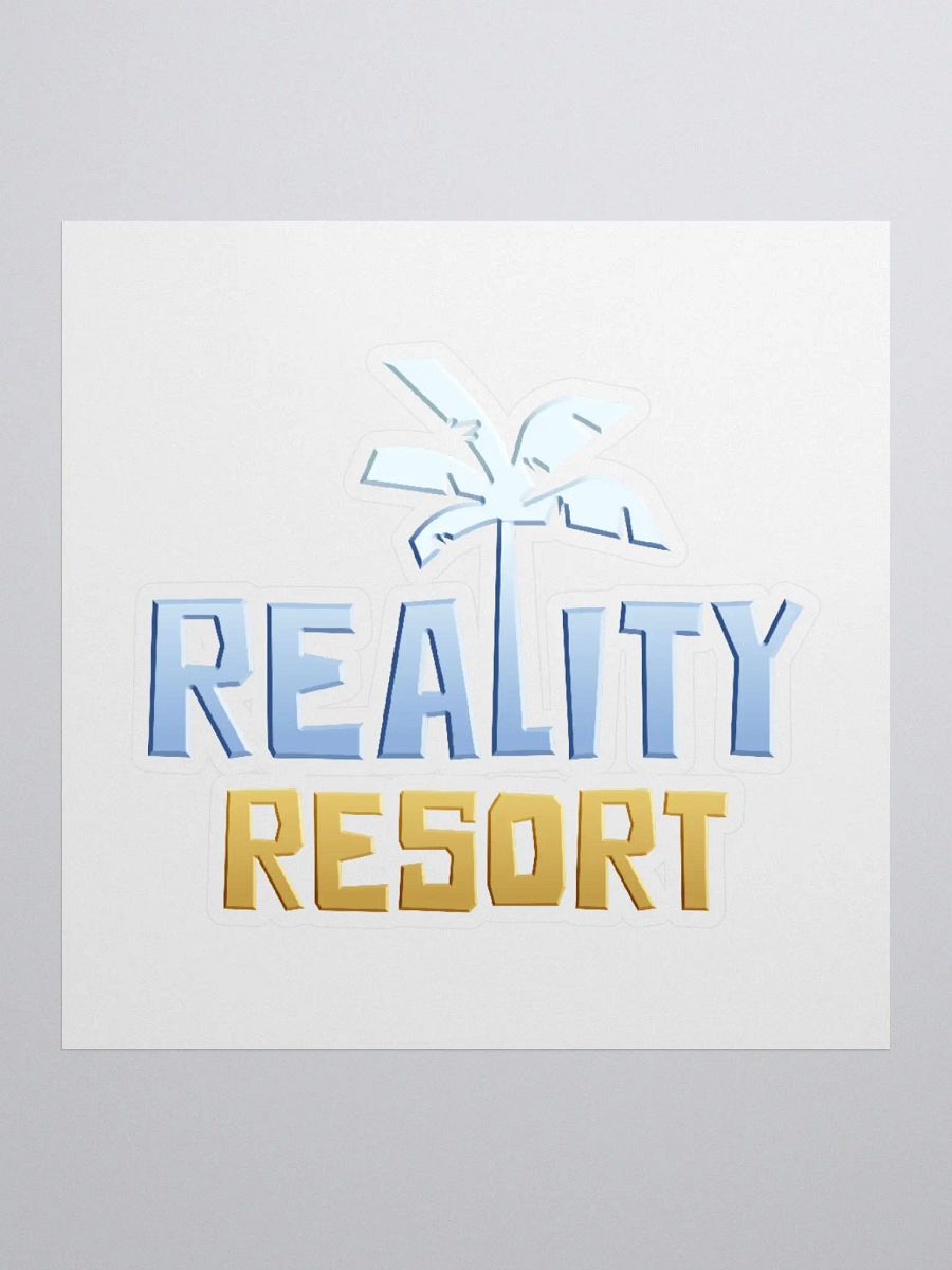 REALITY RESORT Sticker product image (1)
