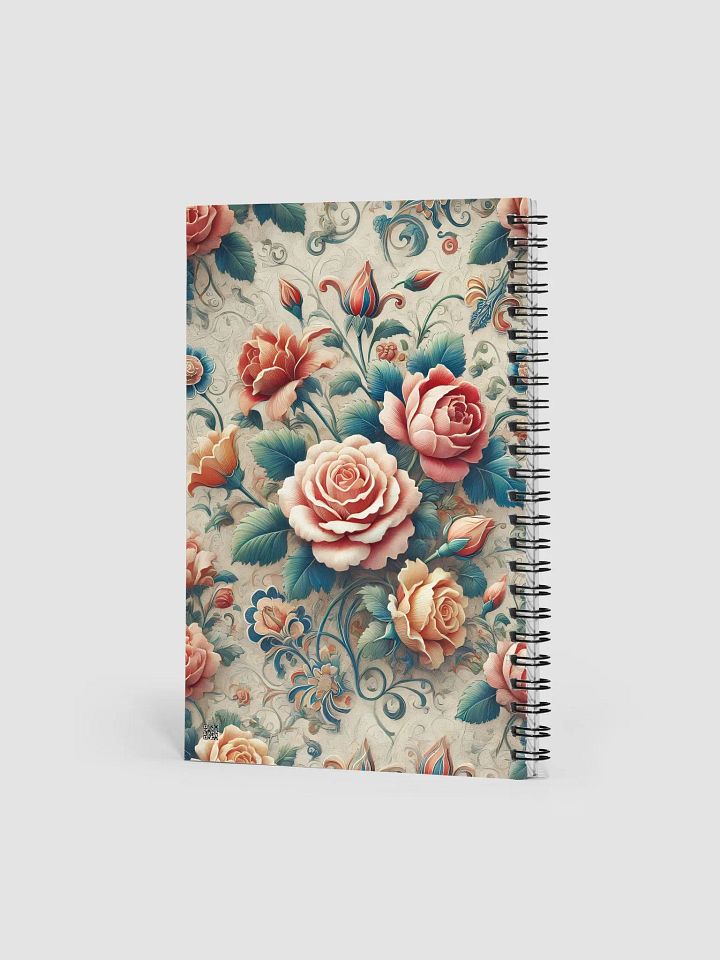 Royal Floral Spiral Notebook product image (2)