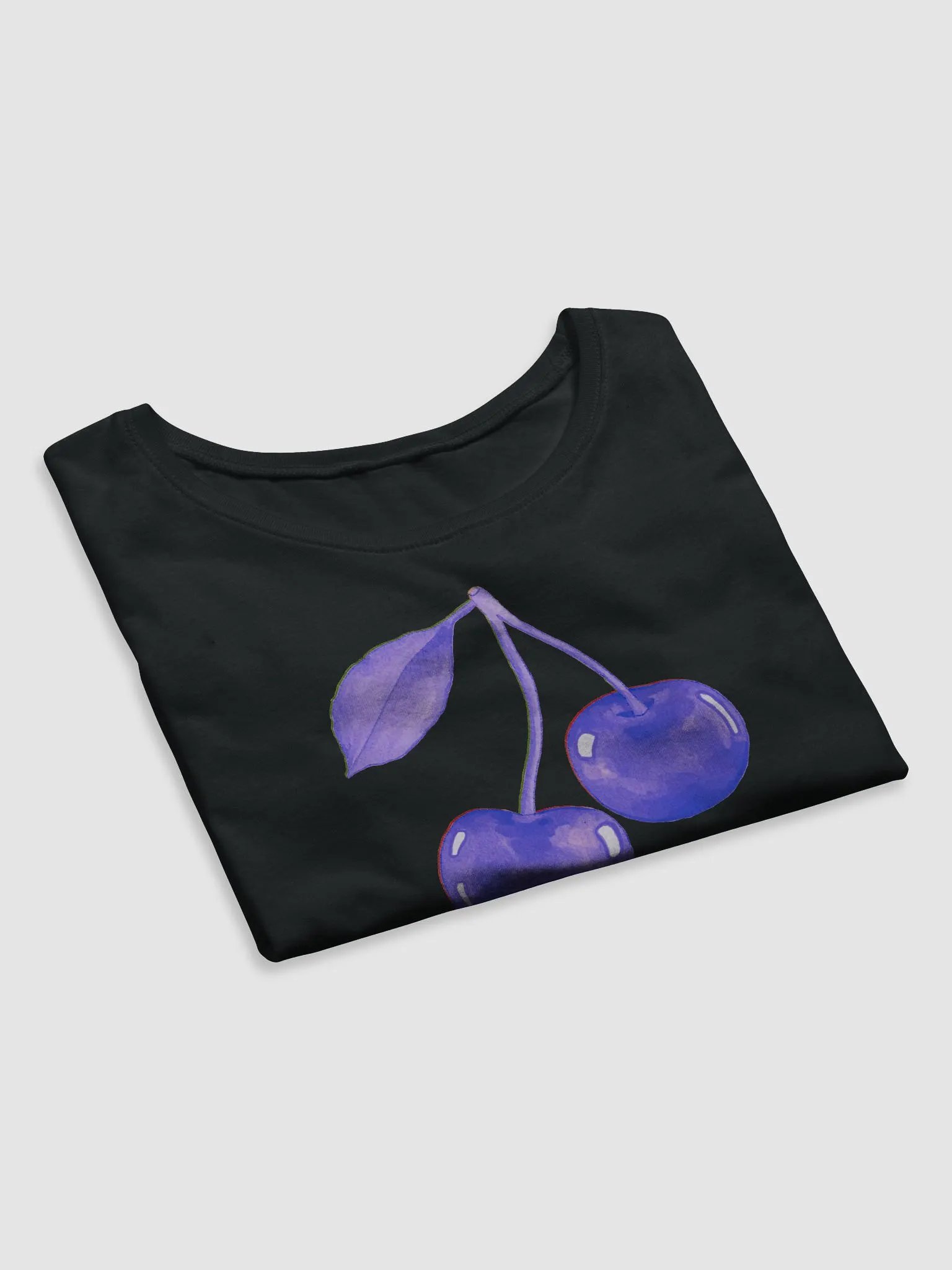 Monotone Cherry Baby Tee product image (4)