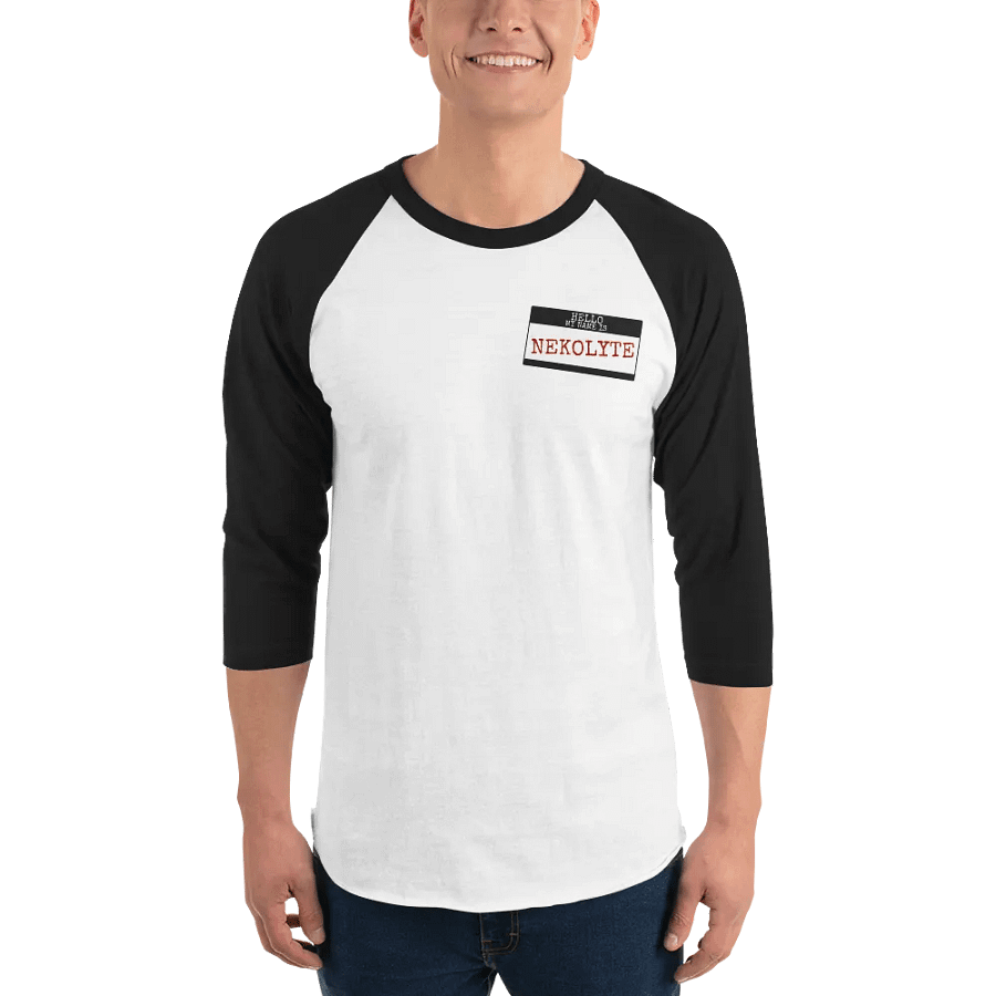 Nekolyte Nametag Raglan Shirt product image (3)