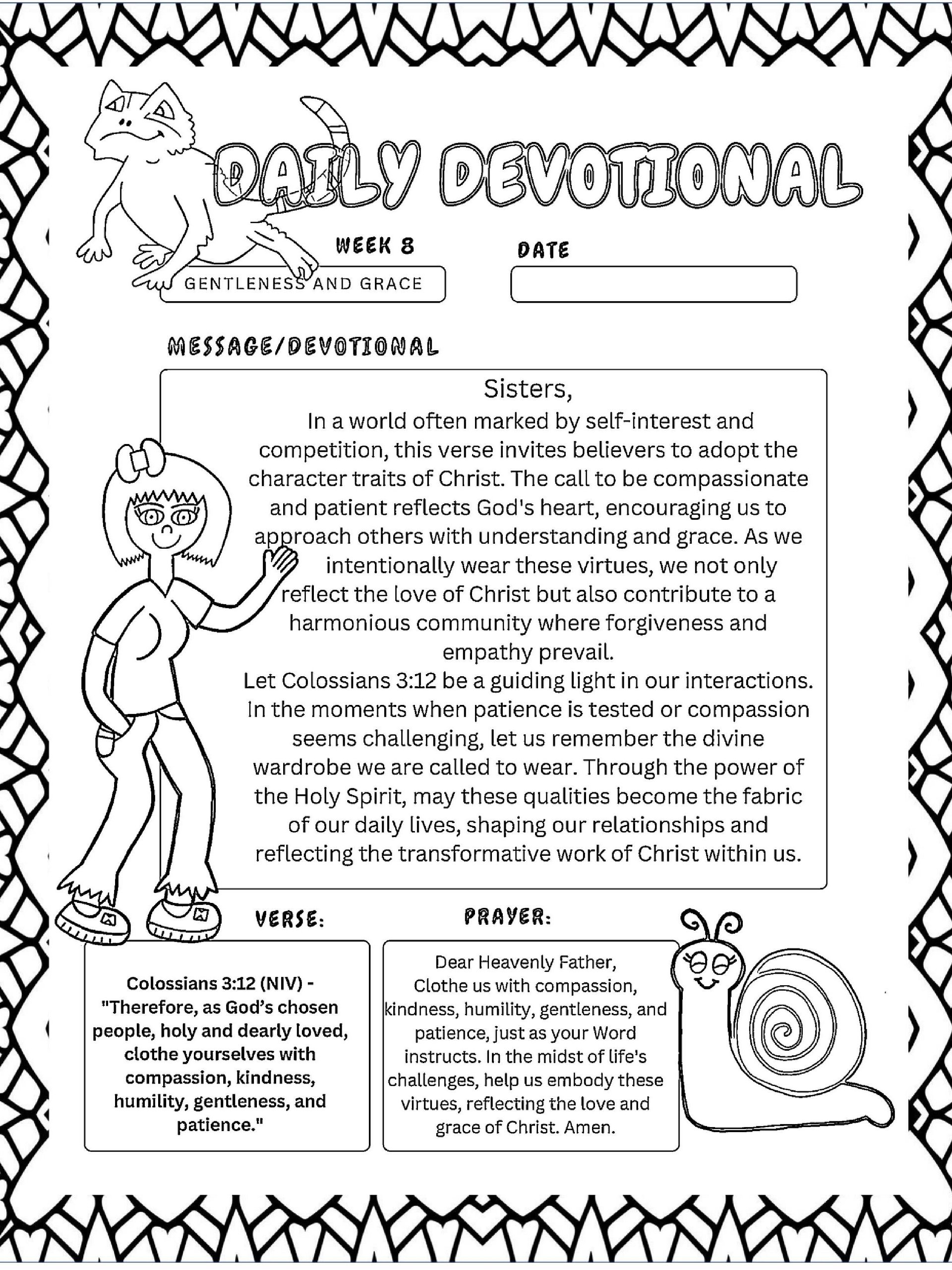 A Walk in Faith-52 Week Coloring Devotional product image (6)