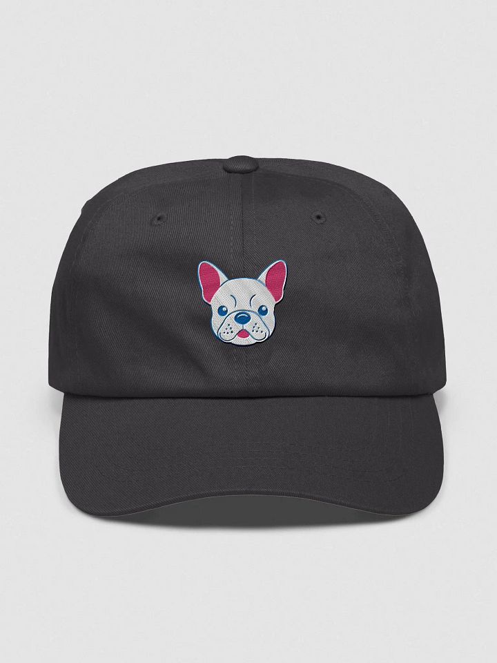 Cheerful Frenchie Cartoon Embroidered Dad Hat product image (9)