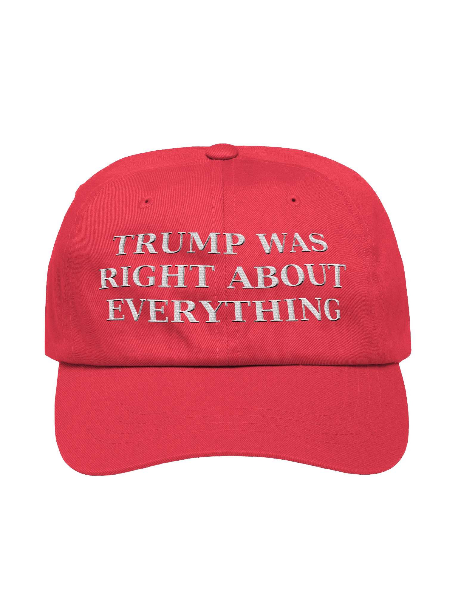 TRUMP WAS RIGHT ABOUT EVERYTHING CAP product image (1)
