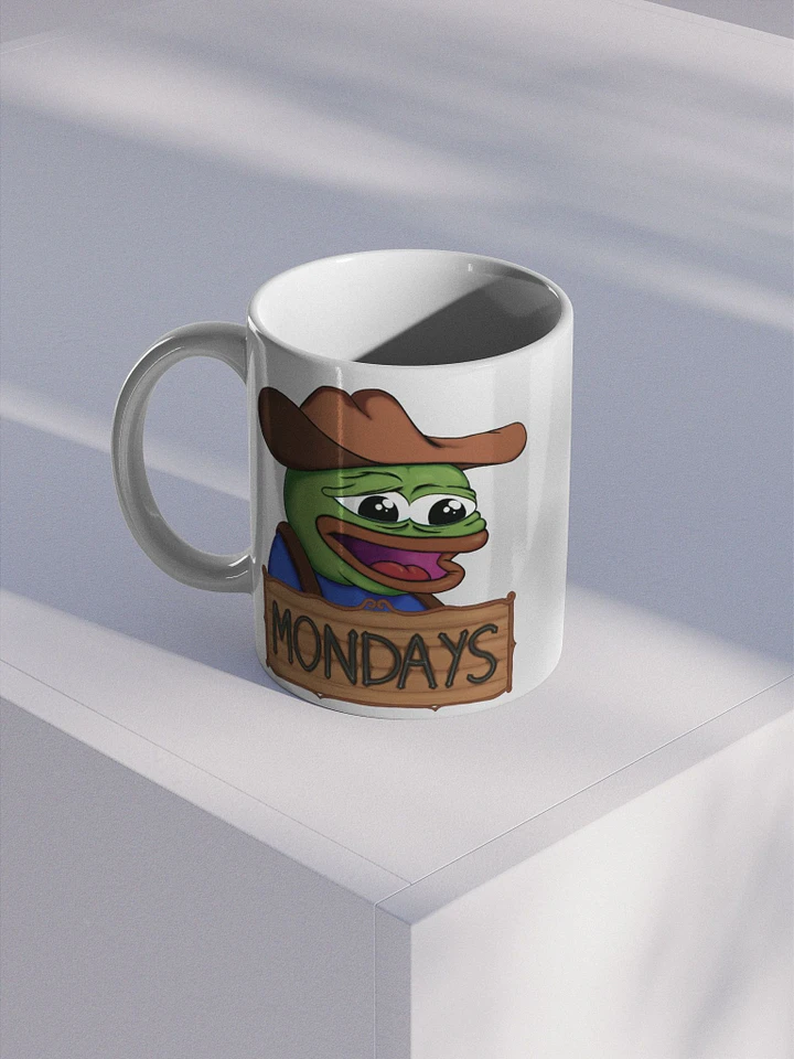 FeelsMan Mondays - Right Handed White Glossy Mug (EU/US) product image (1)