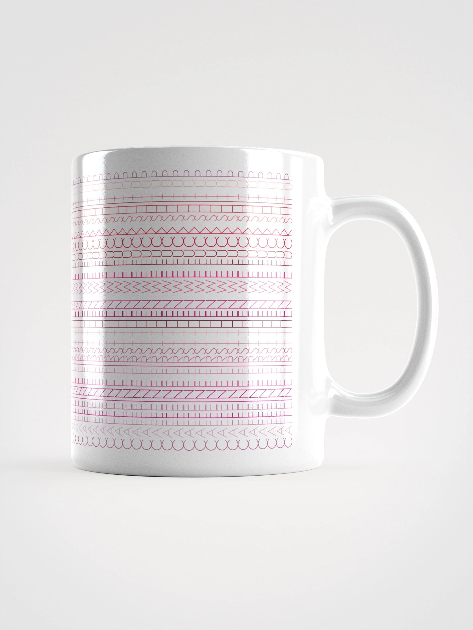 Caffeine 1st Hidden Message White Glossy Mug product image (6)