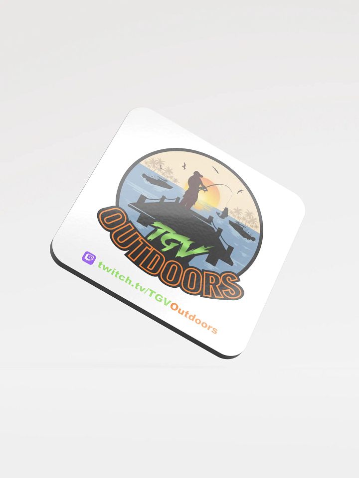 Sunset Fishing Cork Coaster product image (1)
