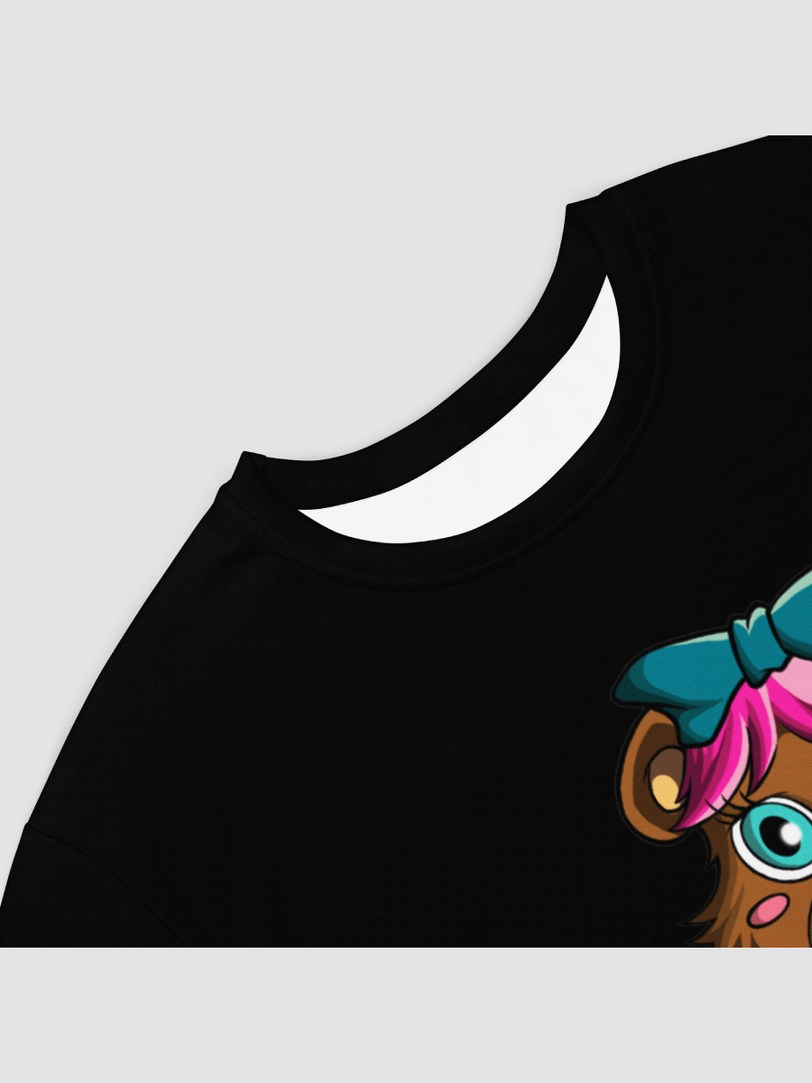 Sitting Girl Bear All-Over Print T-Shirt Dress product image (8)