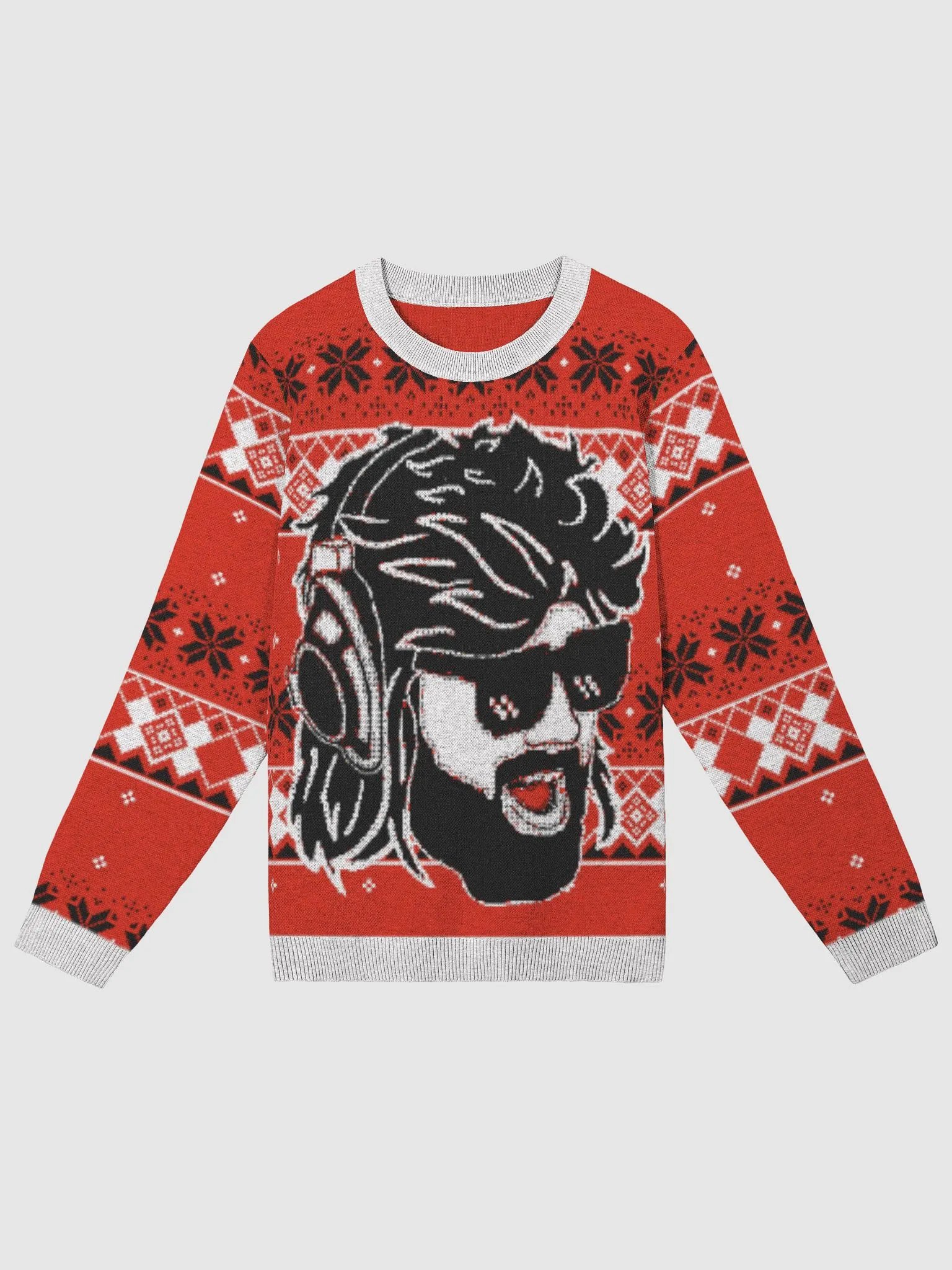 Dixmas Mullet Sweater - Red product image (1)