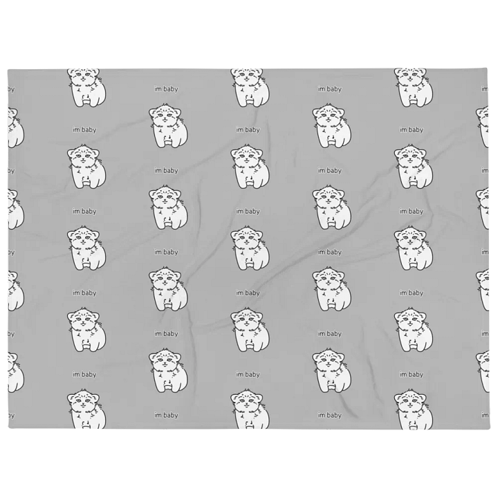 I'm Baby Manul - Throw Blanket product image (1)