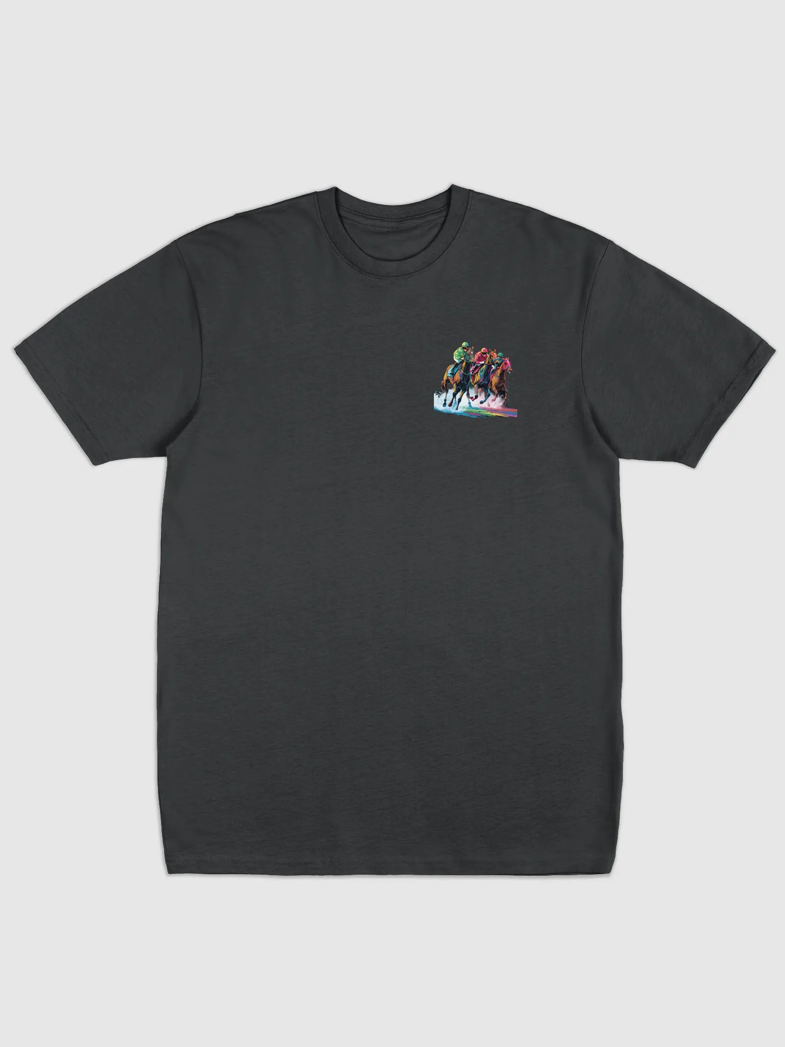 Colorful Horse Racing Derby Party T-Shirt product image (9)