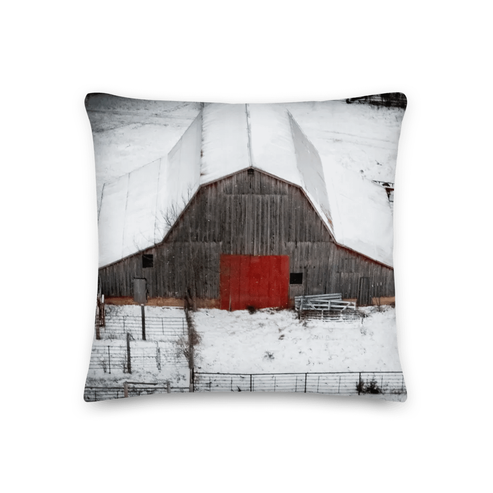 Seasons on the Farm - Double Sided – Rustic Barn Pillow Soft, Durable Fabric With Sublimation-Printed Photo product image (2)