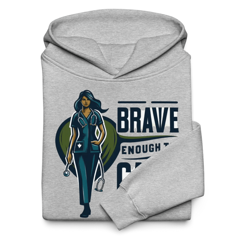 brave enough to care hoodie product image (10)