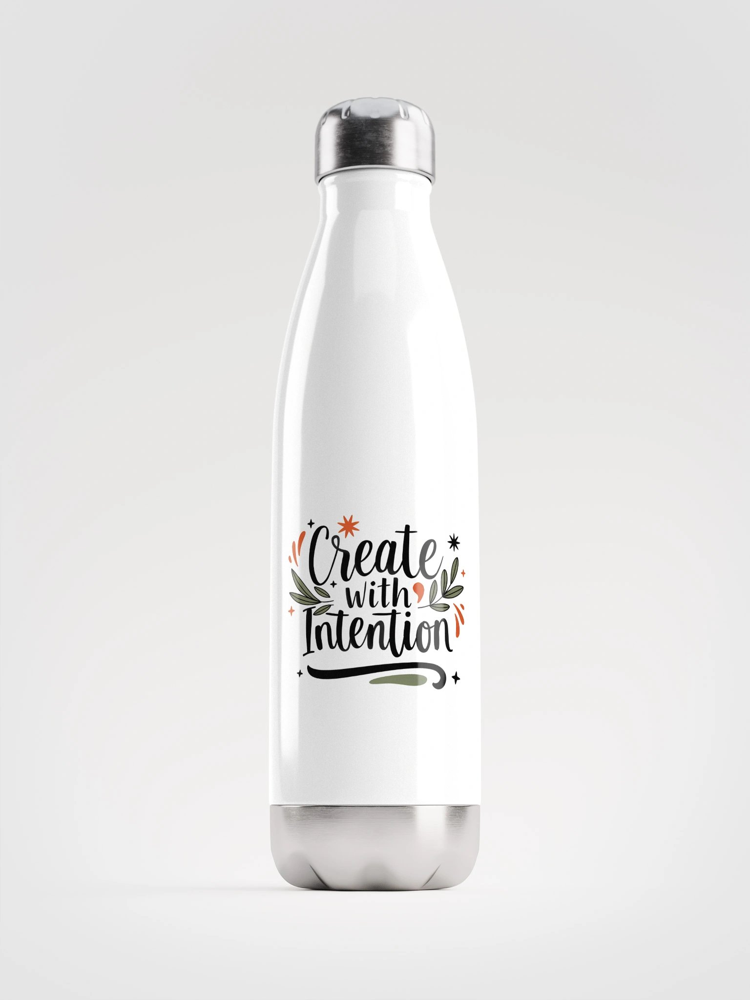 Create with Intention Stainless Steel Water Bottle product image (1)