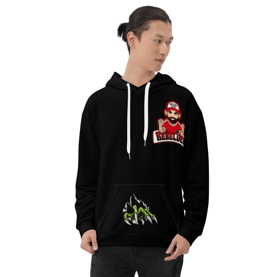 RebelDev black hoodie product image (7)