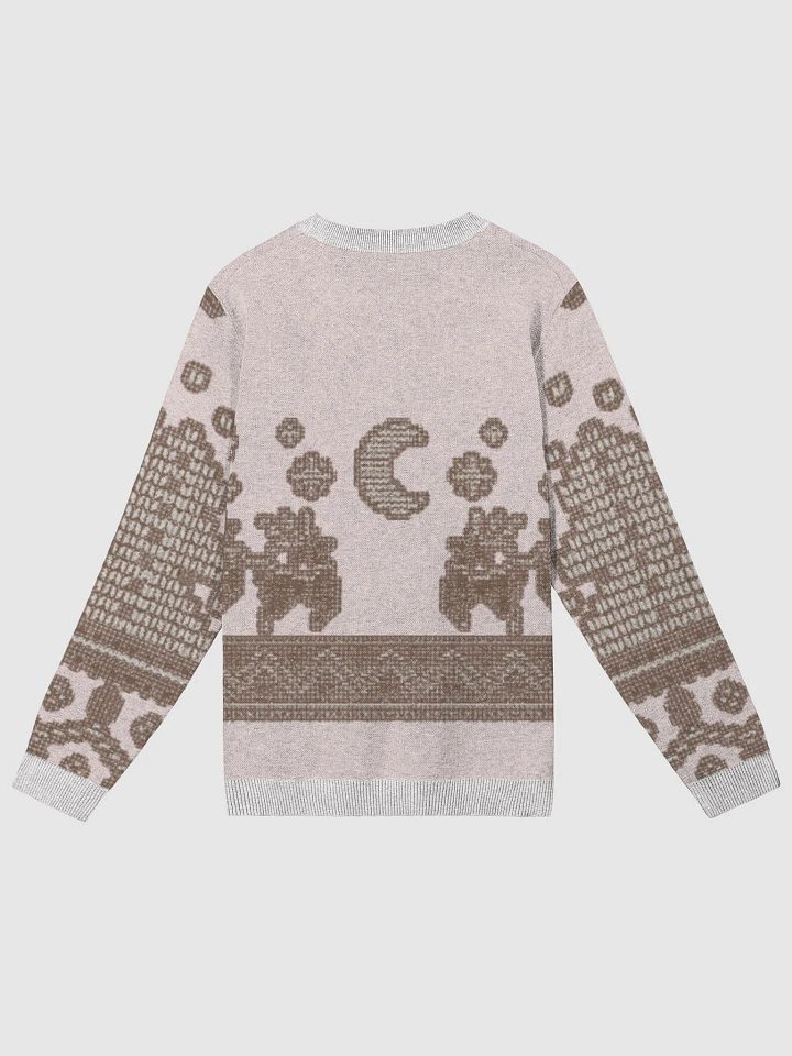 Celestial Pink Reindeer Knit Sweater product image (2)