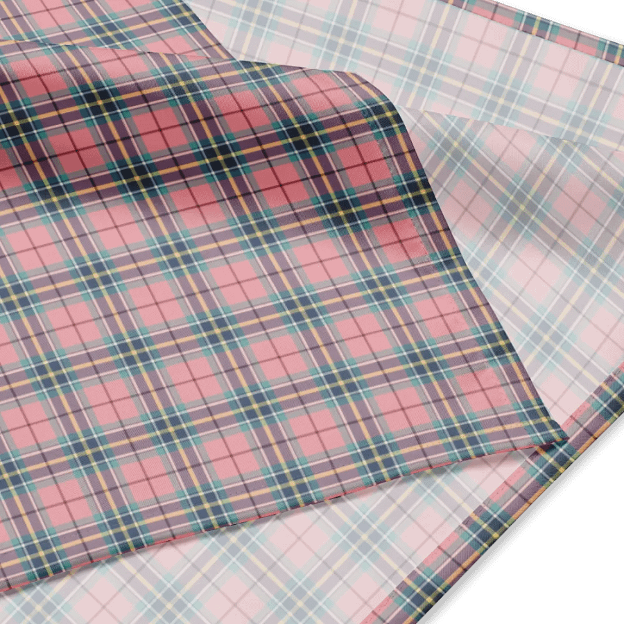 Pastel Pink Plaid Bandana product image (2)