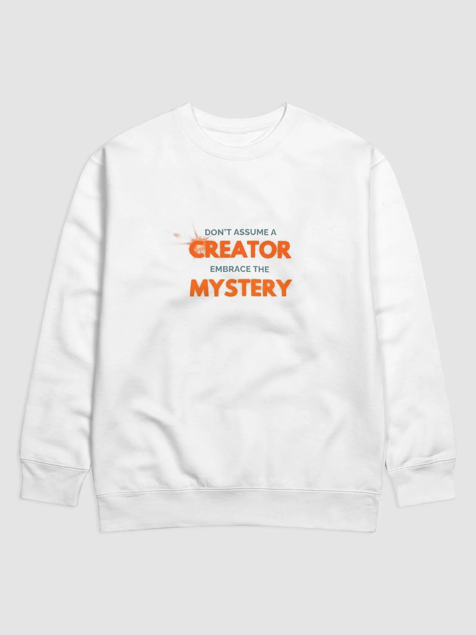 POR Merch - Don't Assume a Creator (White Sweatshirt) product image (1)