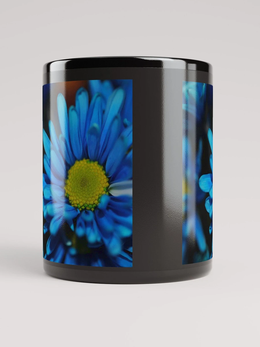 Blue Daisy Black Coffee Mug product image (9)