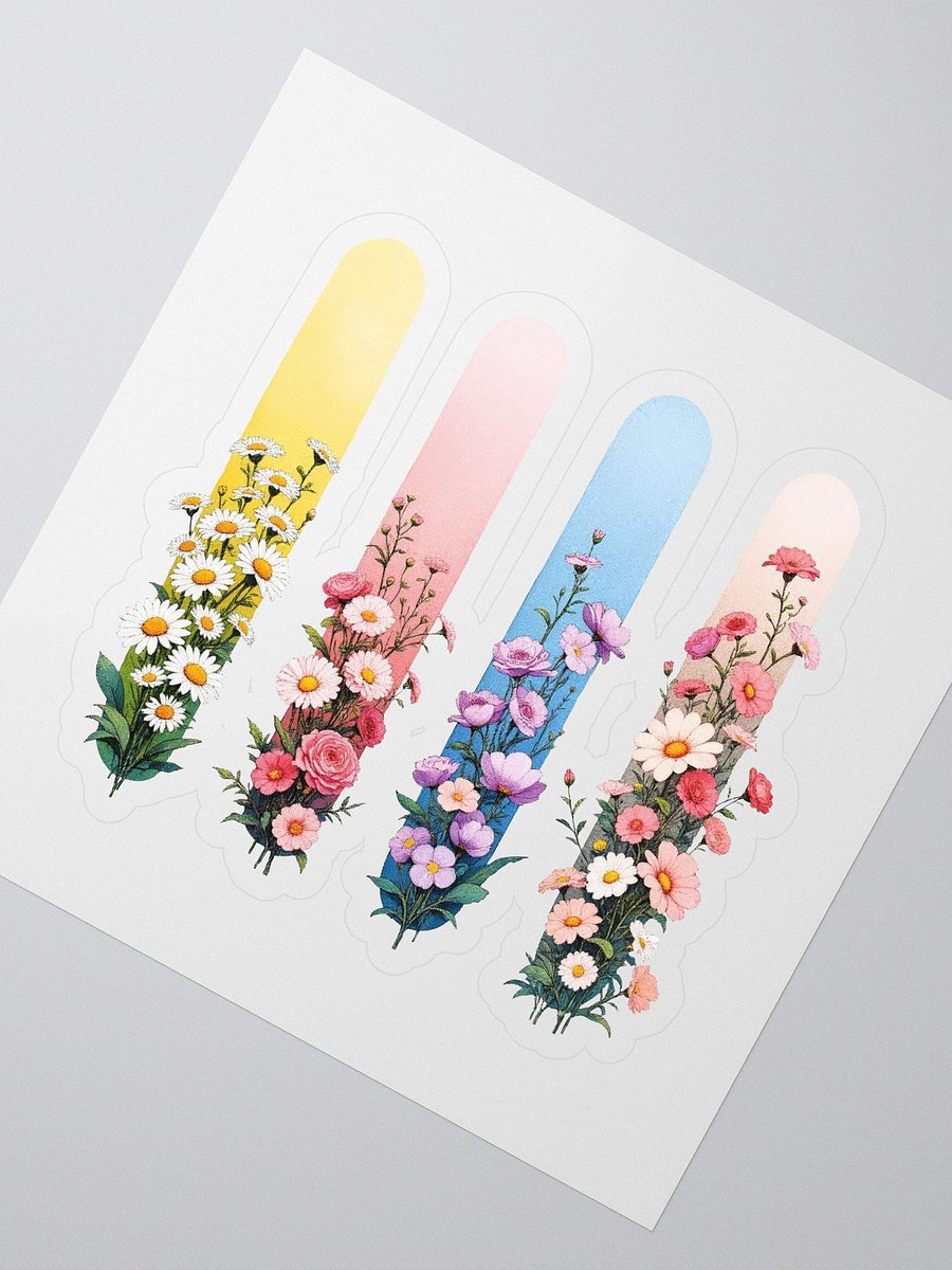 April Floral Fantasy Kiss Cut Stickers product image (2)