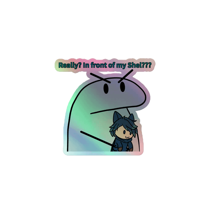 Shiny Shel Shame Sticker product image (1)
