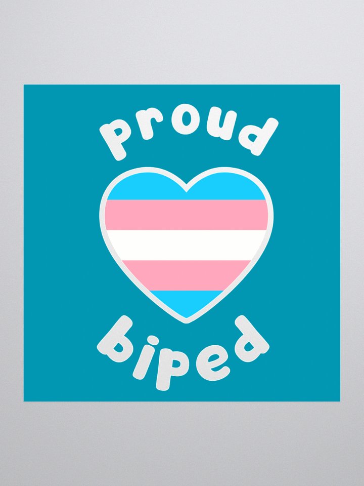 Proud Biped Sticker - Trans product image (1)