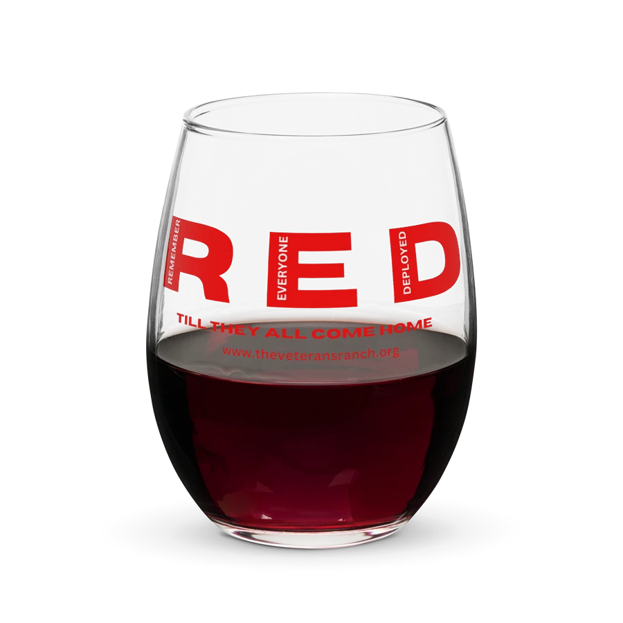 Remember Everyone Deployed Stemless Wine Glass product image (6)