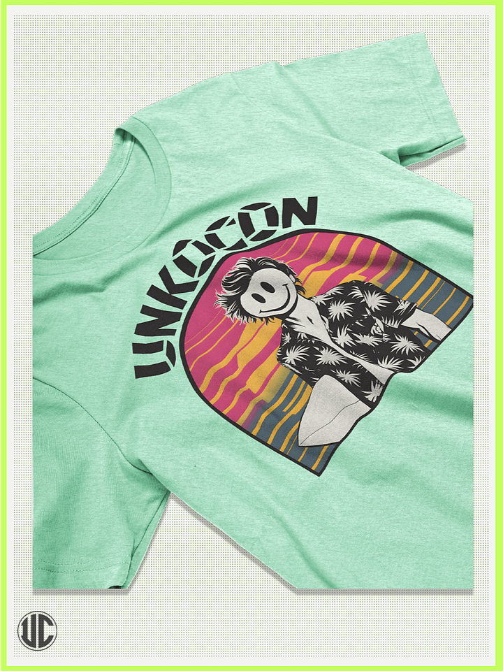 UnkoCon Sunset Surfer Tee – Vintage Vaporwave Surf Shirt product image (2)