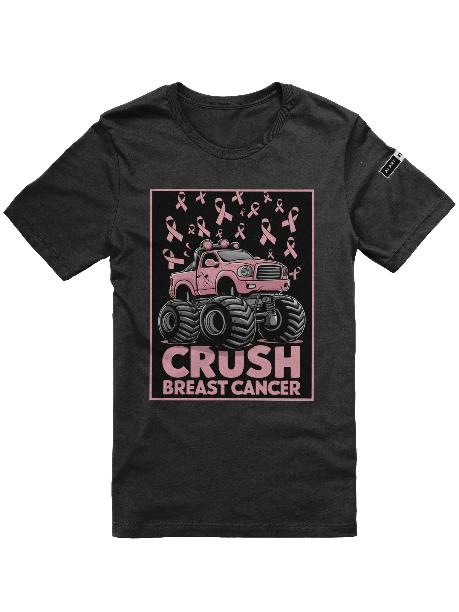 Women "CRUSH BREAST CANCER" supersoft T-Shirt product image (1)