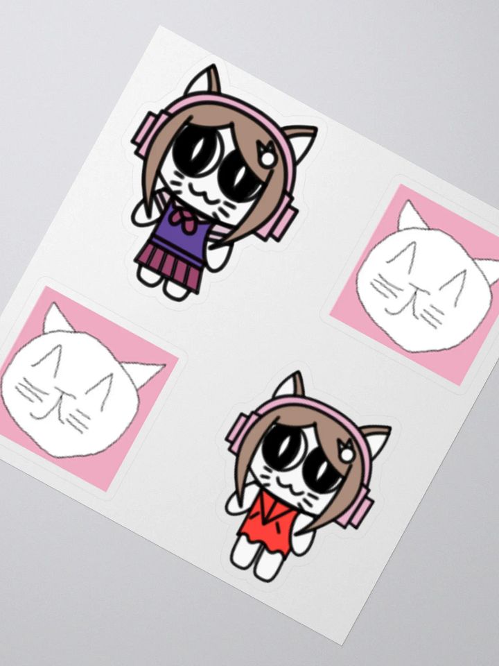 Koneko of the lamb kiss cut stickers product image (2)