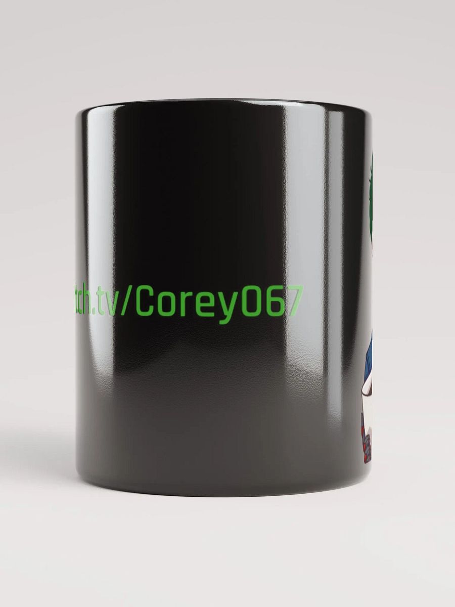 Caffeinated Corey Coffee Cup - Black product image (5)