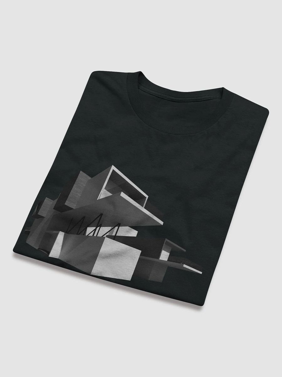 Geometric Monochrome Architectural Lightweight Fashion Short Sleeve T-Shirt product image (5)