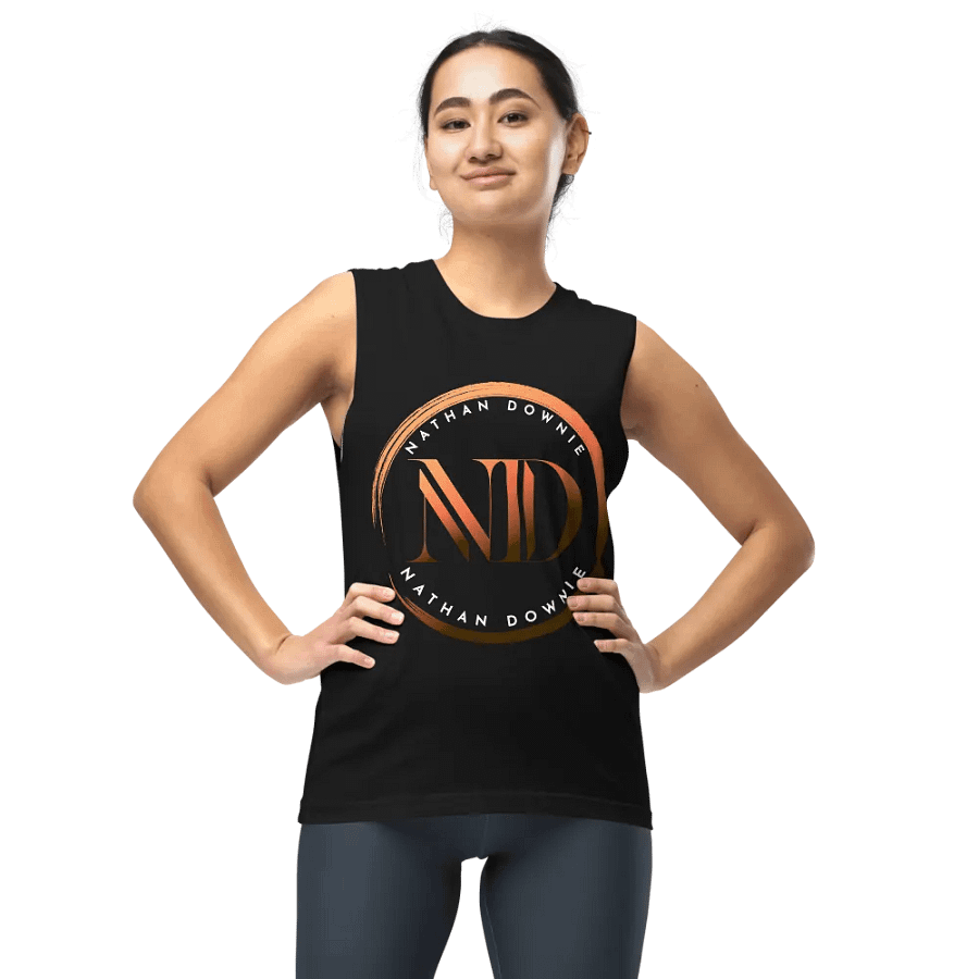 Nathan Downie Emblem - Unisex Muscle Tank Top - Black product image (10)