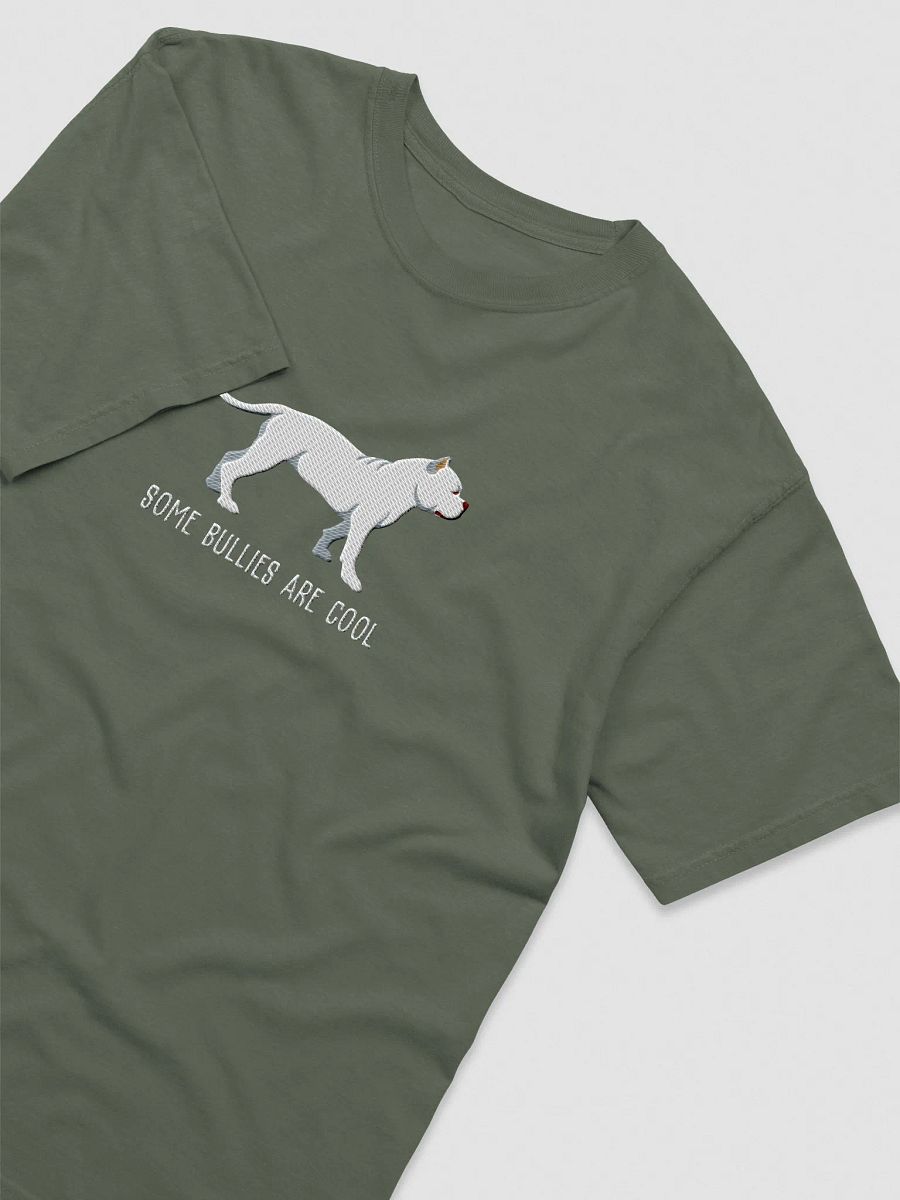 Some Bullies Are Cool T-Shirt(Embroidered) of an American Bully(White) product image (11)