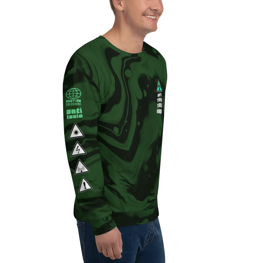 All-Over Print Anti-Toxic-Toxic-Gamer Sweatshirt product image (8)