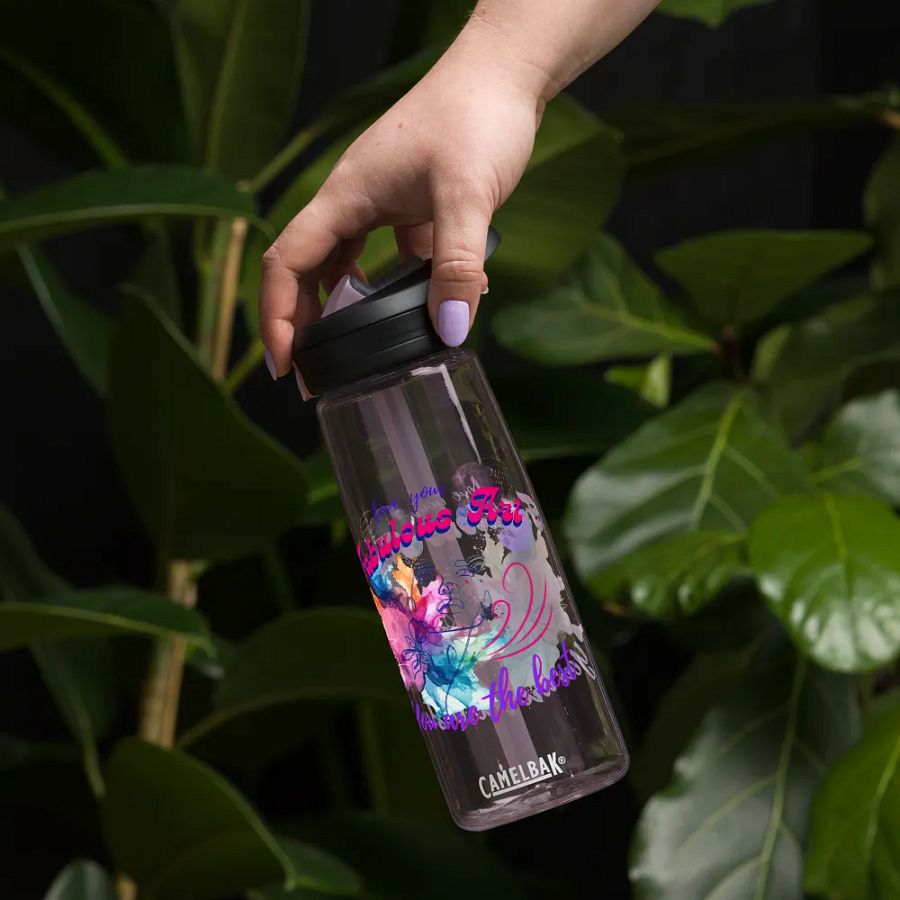 camelbak  water bottle  colorful design for the artist. 'Love your fabuous Art'  Perfect gift for mom, dad, son, daughter colleague, friend who loves arty things product image (5)