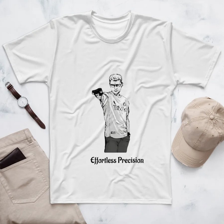 Olympic Icon: Yusuf Dikec Shooting Pose T-Shirt product image (7)