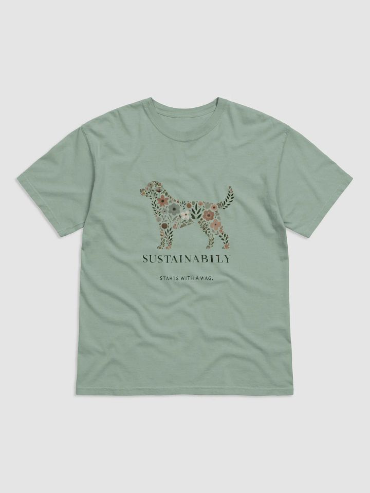 Floral Pup Eco-Friendly Tee product image (7)