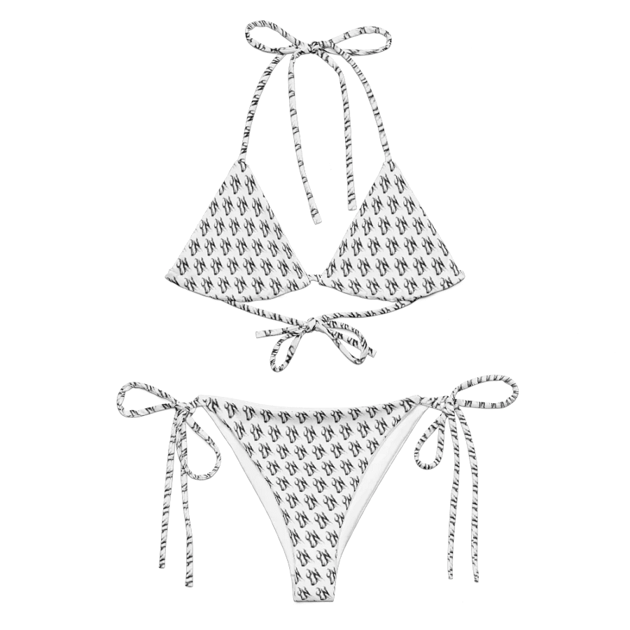 YN Checker Print Bikini Set product image (1)