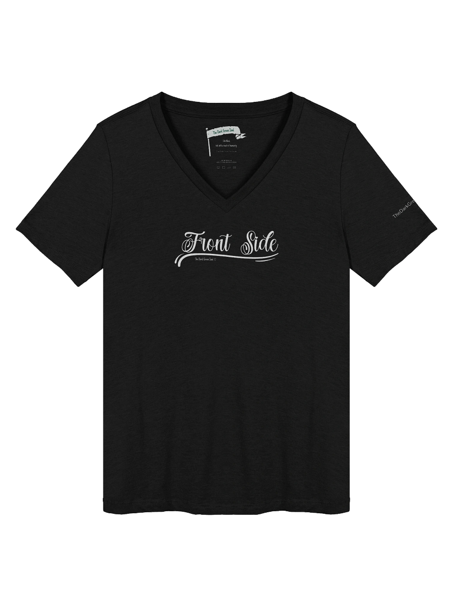 Wanna See My Front Side White - Women's V-Neck Tee product image (7)