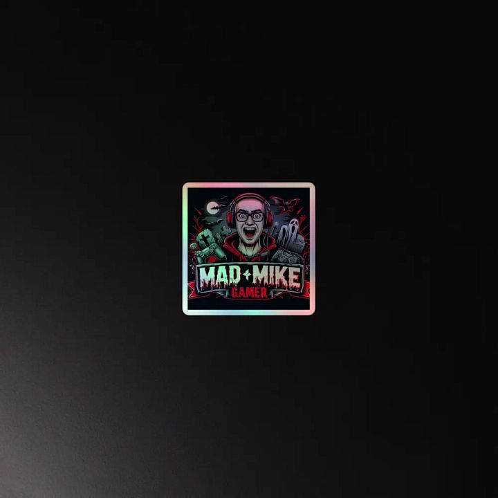 Mad Mike Gamer Holographic Sticker Sheet product image (4)