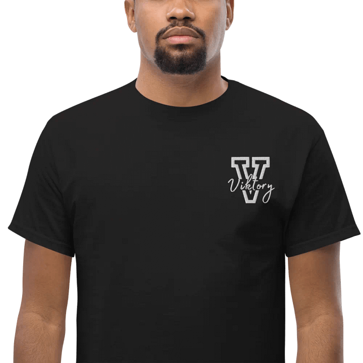 Adult Shirt Black (white logo) product image (1)