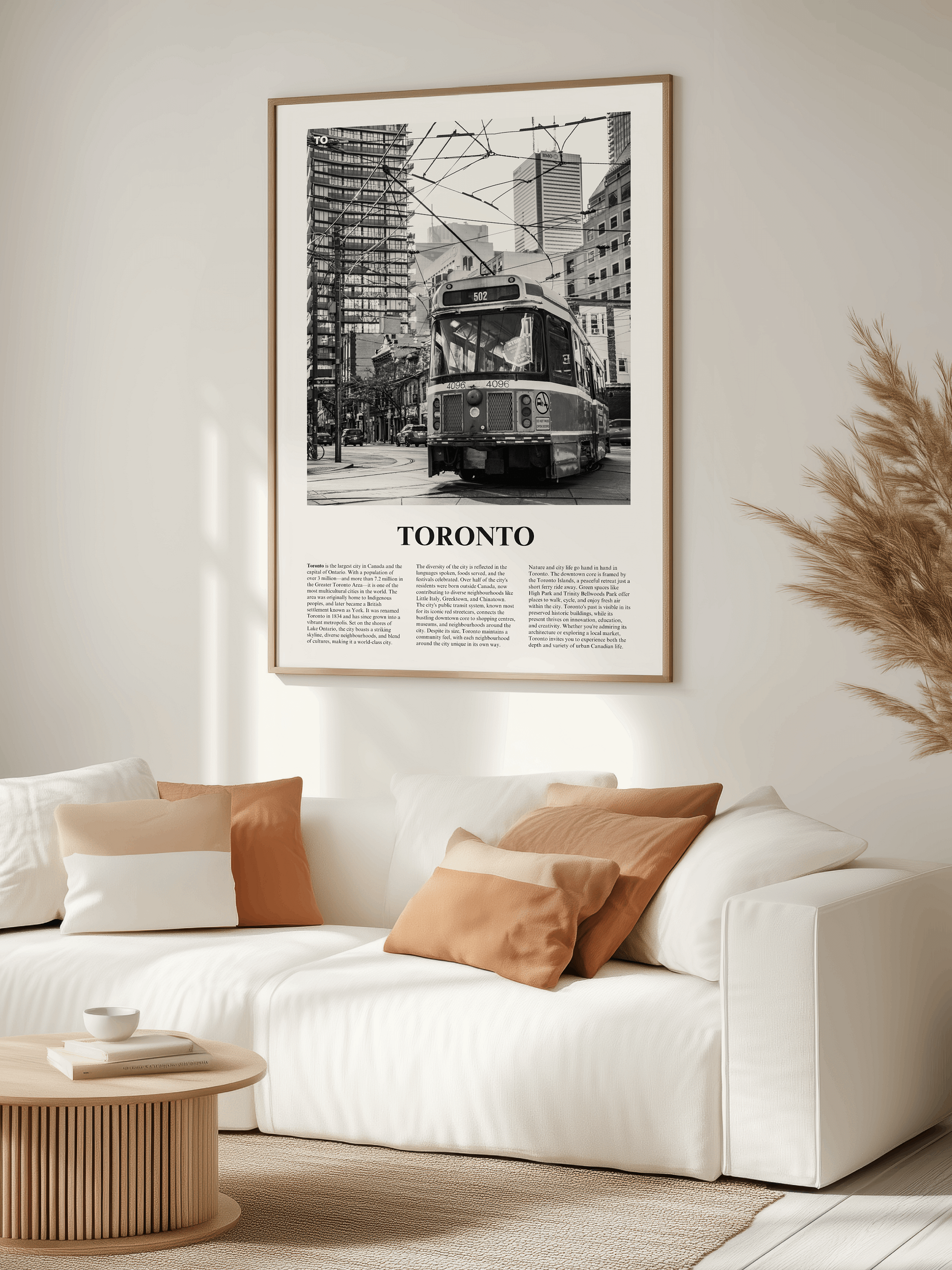 Toronto 07 Newspaper Poster | Framed product image (3)