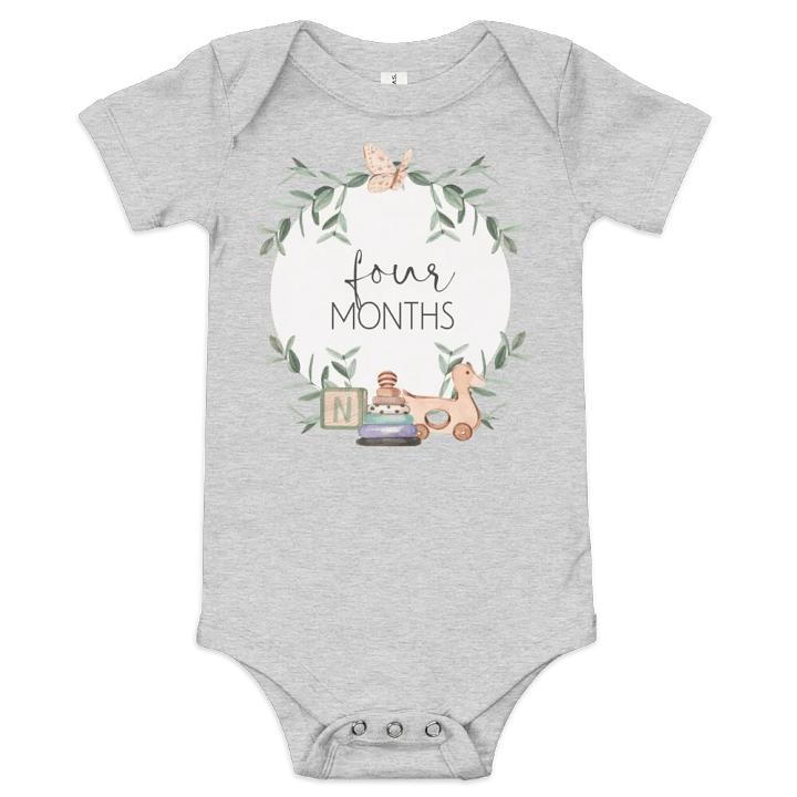 Whimsical Milestone Baby Onesie product image (4)