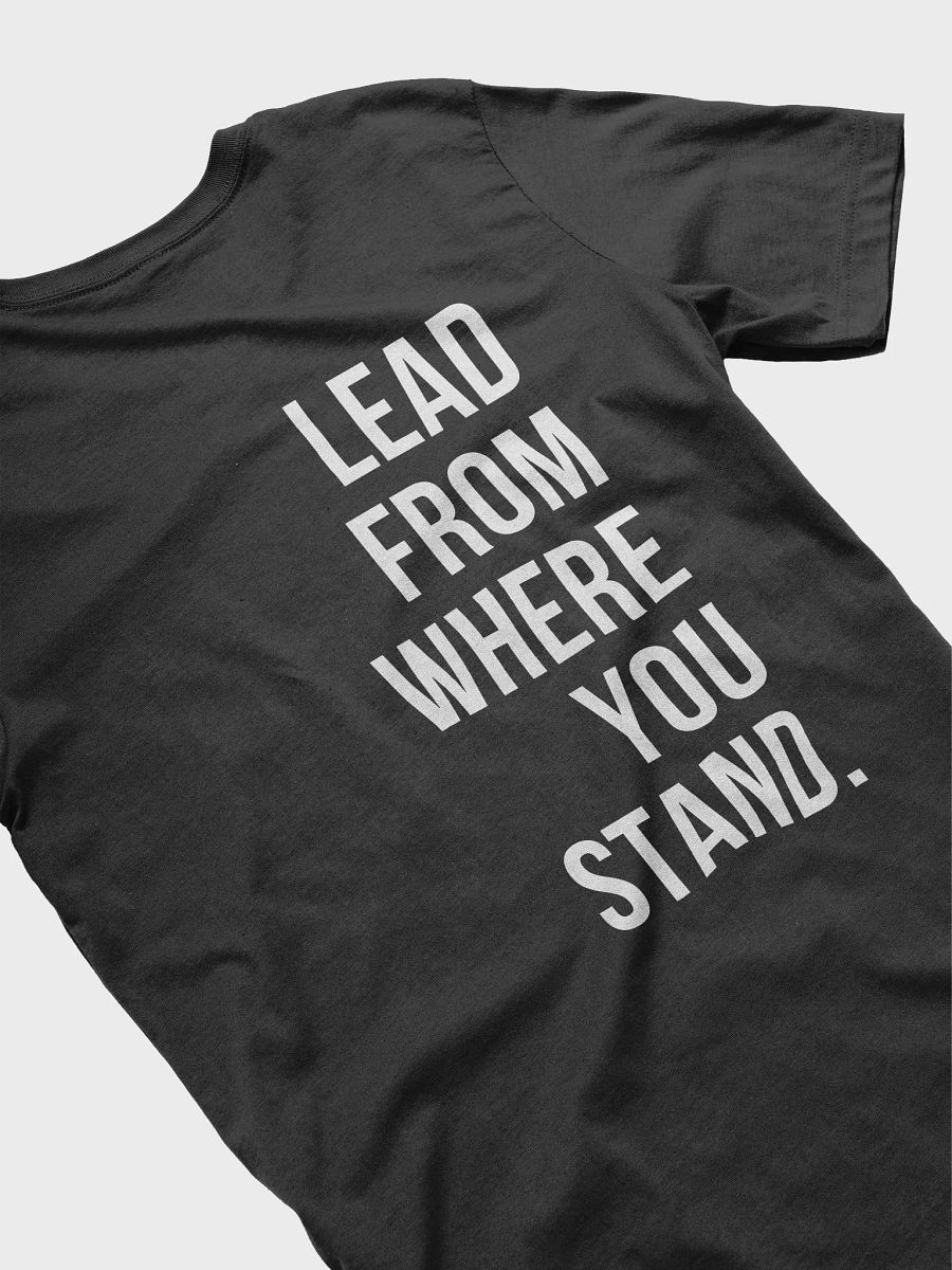 Lead From Where You Stand Tee | White product image (4)