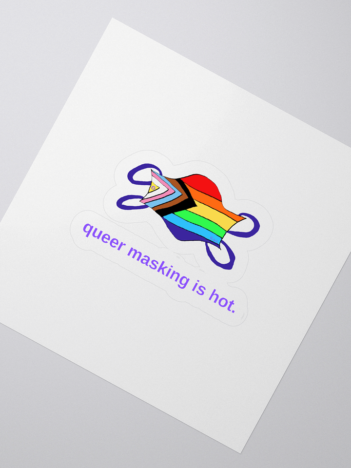 Queer Masking Is Hot sticker product image (2)
