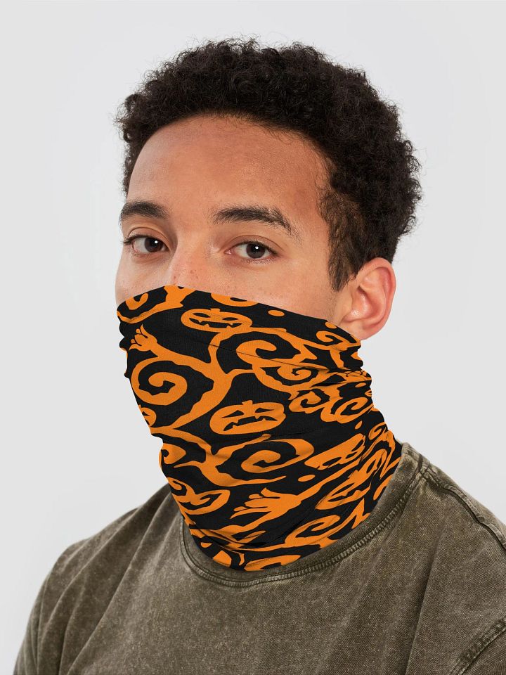 Scary Pumpkins Skull Neck Gaiter product image (2)
